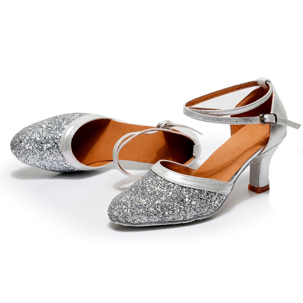 Frauen High Heels Pailletten Ball Party frauen Schuhe Sommer Kugeln Schnalle Glamorous frauen Sandalen # g7