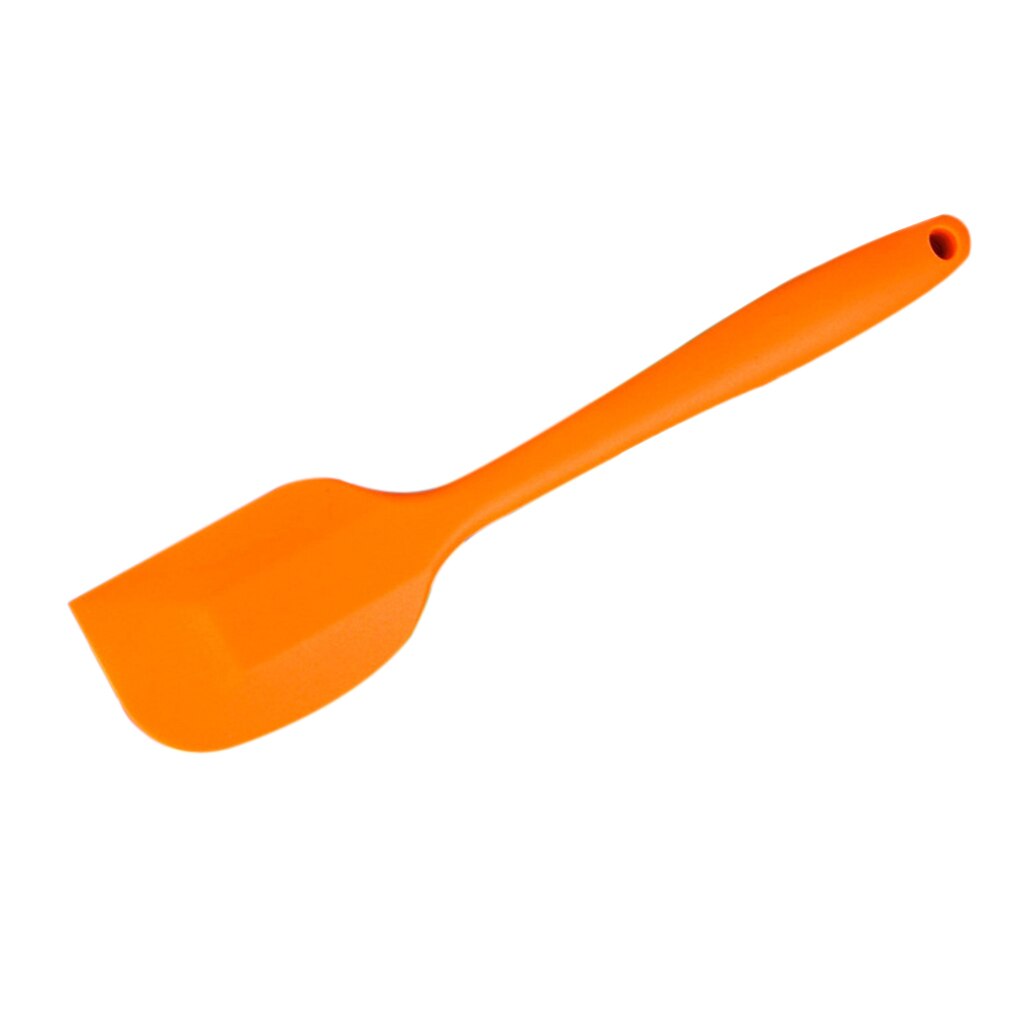 Silicone Spatula Baking Scraper Cake Spoon Cake Spatula Cream Scraper Brush Butter Mixer Cake Brushes Baking Tool Random Color