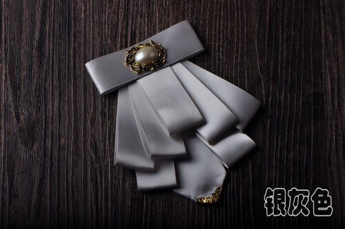 I-remiel britisk stil flerlags stof butterfly bryllup brudgom formel krave skjortekjole slips halsbånd tøj og tilbehør: 11