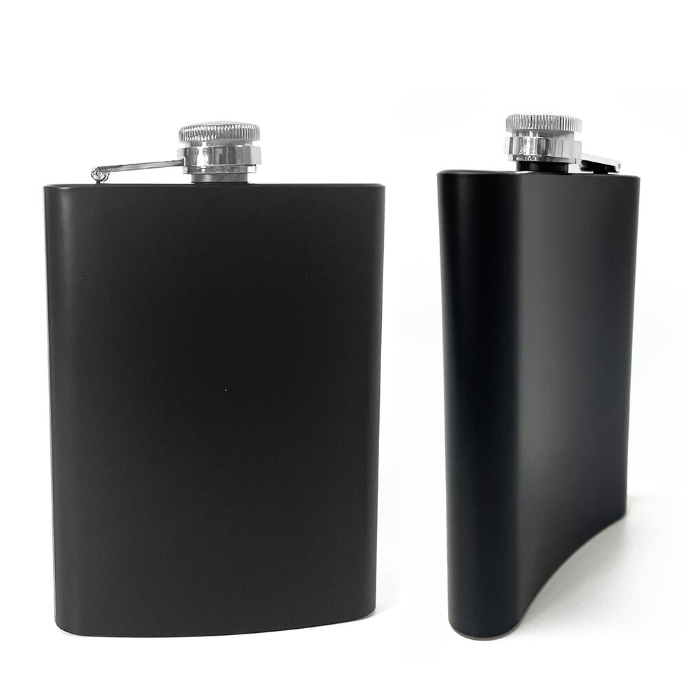 7oz 8oz bærbar hoftekolbe i rustfritt stål flagon whisky vingryte lærdeksel flaske trakt reise tur drinkware vinkopp