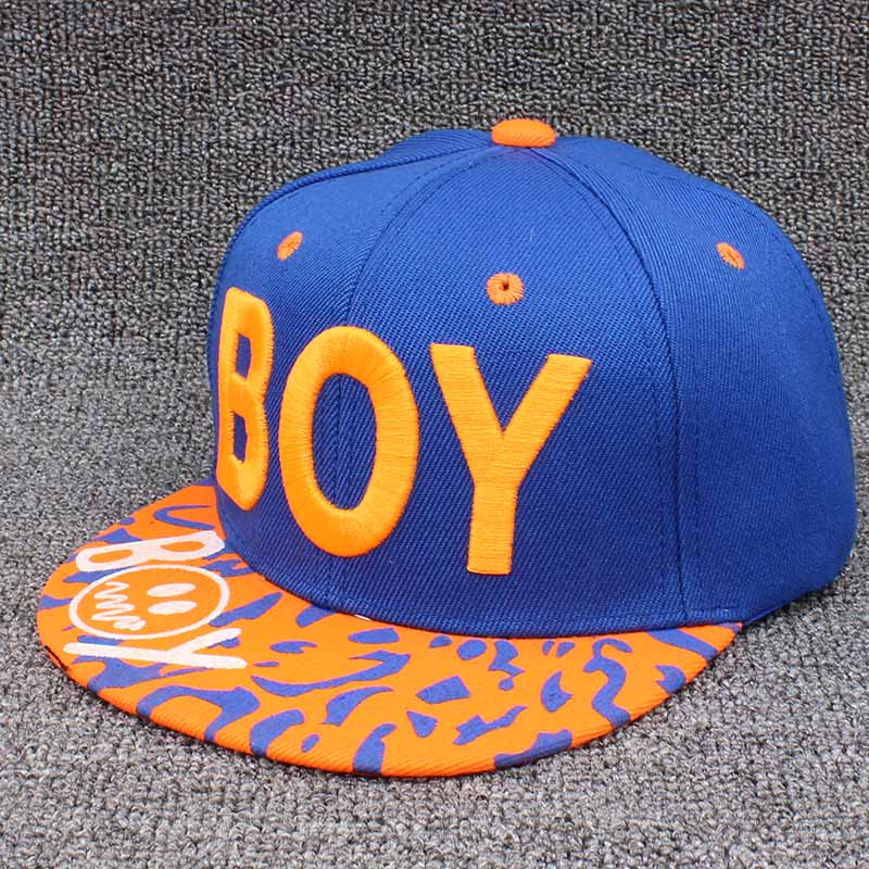 ALTOBEFUN-Gorra Snapback para niño de 3 a 8 años, gorra de béisbol ajustable, Hip Hop, CC904: Azul real