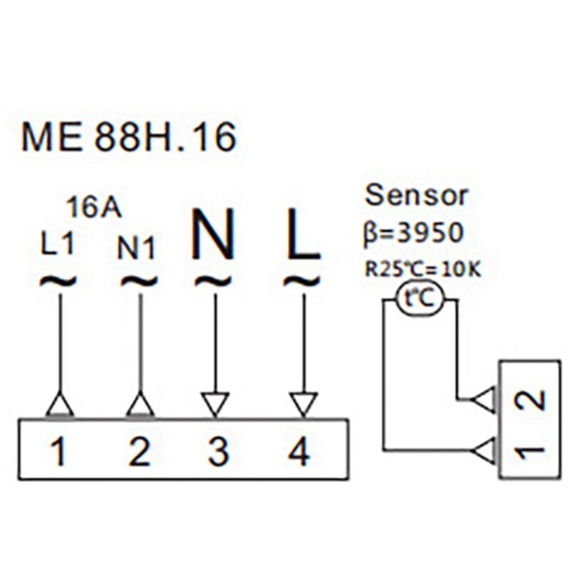 Termostato inteligente ME81H, controlador Digital de temperatura, circulación programable, calefacción eléctrica por suelo radiante