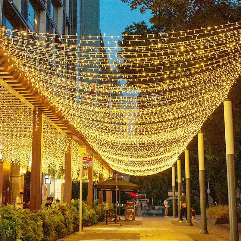 10m-100m LED String Light Christmas Lights Indoor Outdoor Tree Decoration Lighting Waterproof Garland Fairy Light