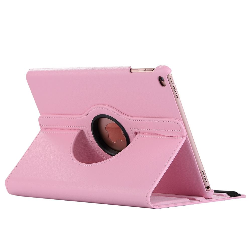 Case for Apple iPad 10.2 Case A2197 A2200 A2198 A2232 360 Degree Rotating Leather Smart Sleep Auto Awake Cover Funda Coque: Pink