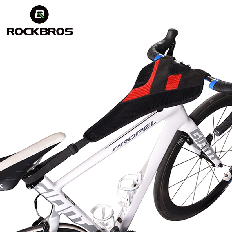 ROCKBROS bicicletta fascia per il sudore rete MTB bici da strada nastro per rete antisudore per interni protezione per telaio da ciclismo rete per il sudore accessori per bici