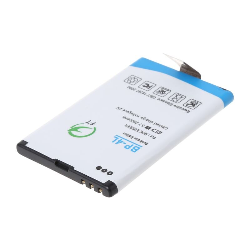 2500 mah bp -4l ersatz-li-ionen-akku für 96/112 led-kamera-videoleuchten 203b