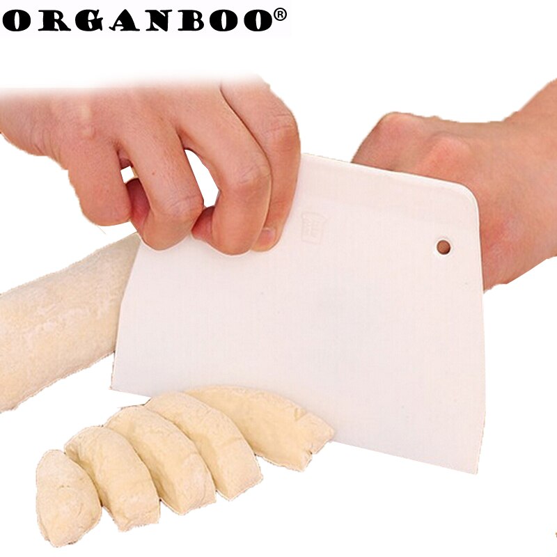 Kitchen Plastic Cake Bread Pasty Tools Scraper Blade Pastry Dough Cutter Trapezoid Shape Baking Spatulas Pastry Cutter Slicer