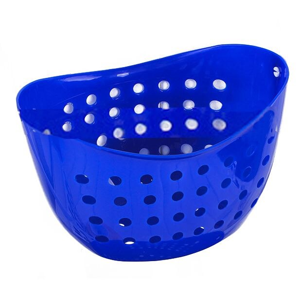 3 tier shower caddy bath rack plastic hanging over basket unit shower organiser, blue