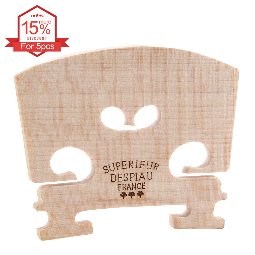 Genuine Durable Violin Bridge Maple Material for 4/4 Size Violin Accessory Musical Instrument Parts