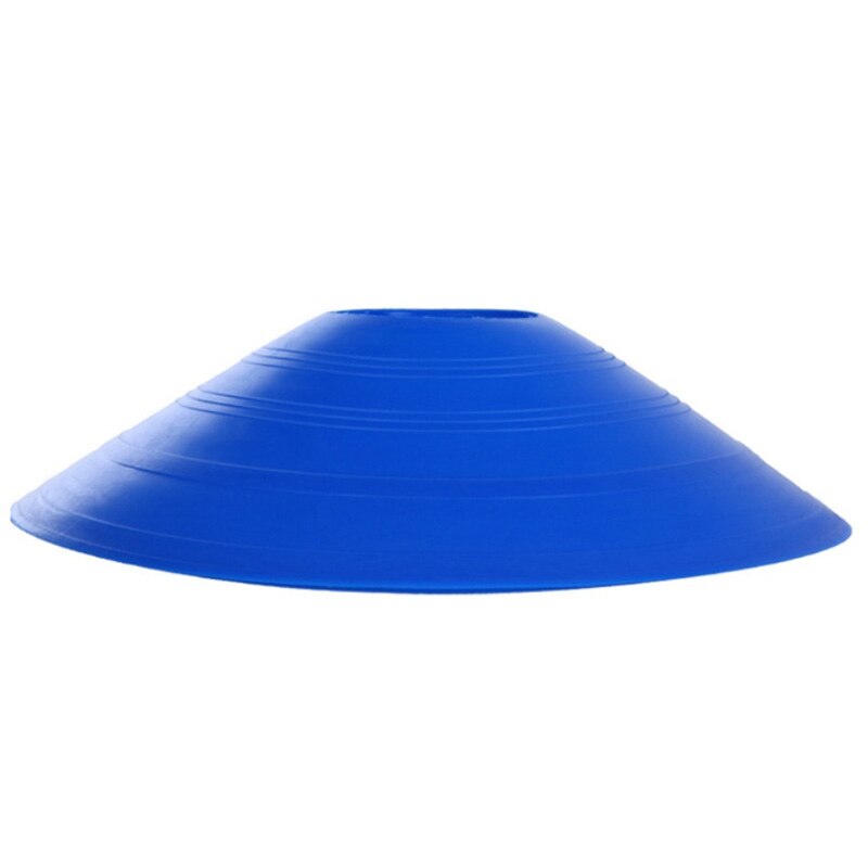 50Pcs Multicolor Voetbal Training Disc Cone Voetbal Veld Mark Training Disc Sport Accessoires Blauw