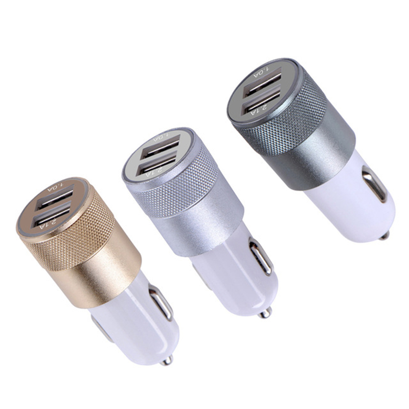 Universele Dual Usb Car Charger Adapter Intelligente Opladen Sigarettenaansteker Aansteker Voor Iphone Mobiele Telefoon Auto-Opladers