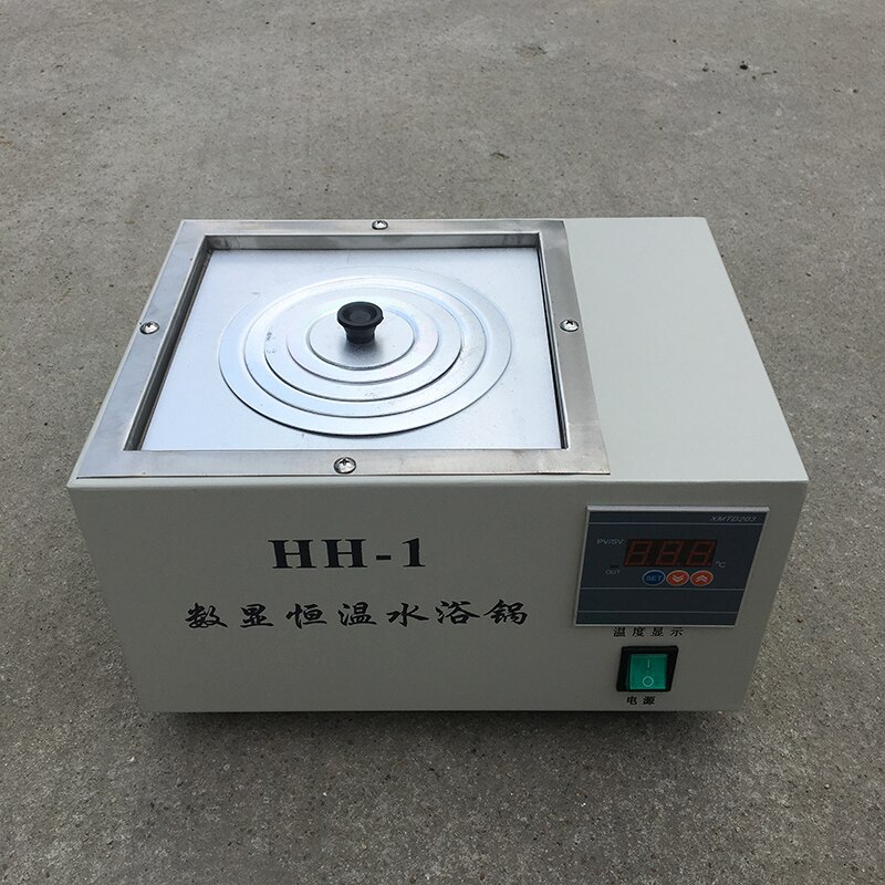 Digital Display Constant Temperature Water Bath Pot Single Hole Water Bath Box Electric Heating Water Bath HH-1