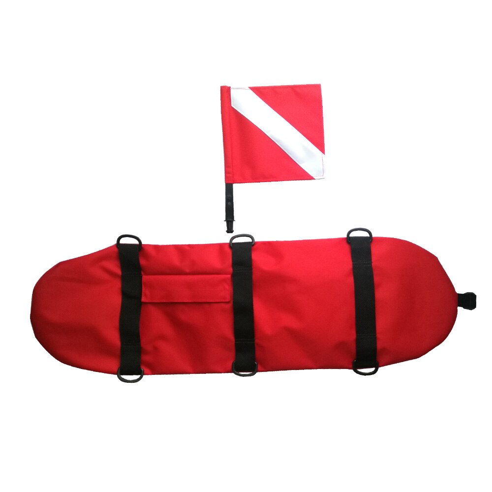 Mergulho inflação torpedo bóia sinal float bola com bandeira de mergulho equipamento engrenagem freediving