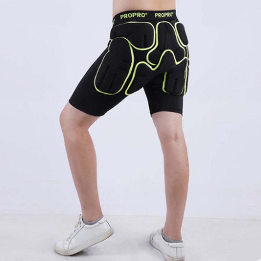 Propro beskyttende snowboard shorts gummi ski hoftebeskytter seler rullecykling cykel hockey udendørs ekstrem sport beskyttelse