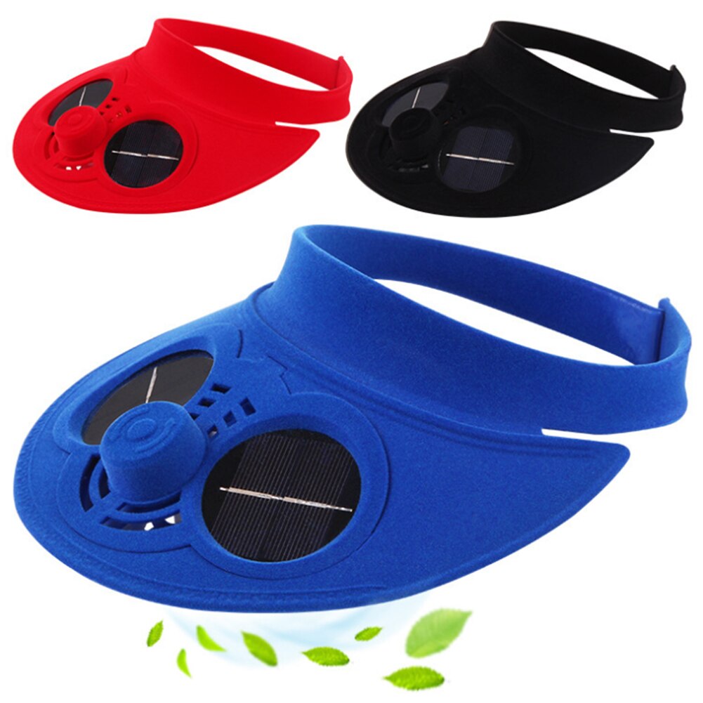 Zonne-energie Zon Baseball Hoeden Met Koelventilator Vrouwen Mannen Zomer Camping Vissen Baseball Cap Met Solar Power Cooling Fan