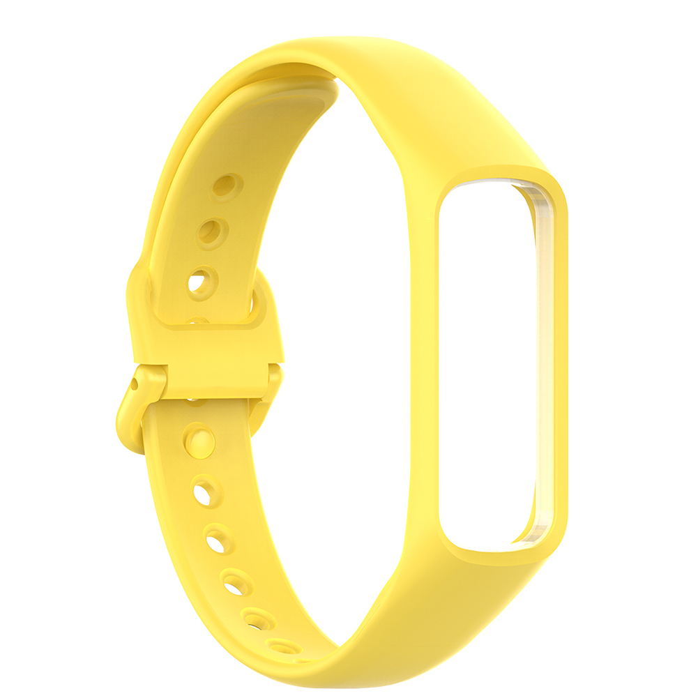 Cinturino di Vigilanza del Silicone Della Fascia di Polso per Samsung Galaxy Fit-e R375 Smart Watch Band Per La Misura E Inseguitore di Fitness wristband Accessori: Yellow