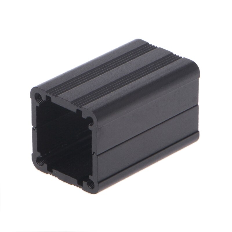 Aluminiowa obudowa elektroniki pudełko projektowe obudowa czarny 40x25x25mm