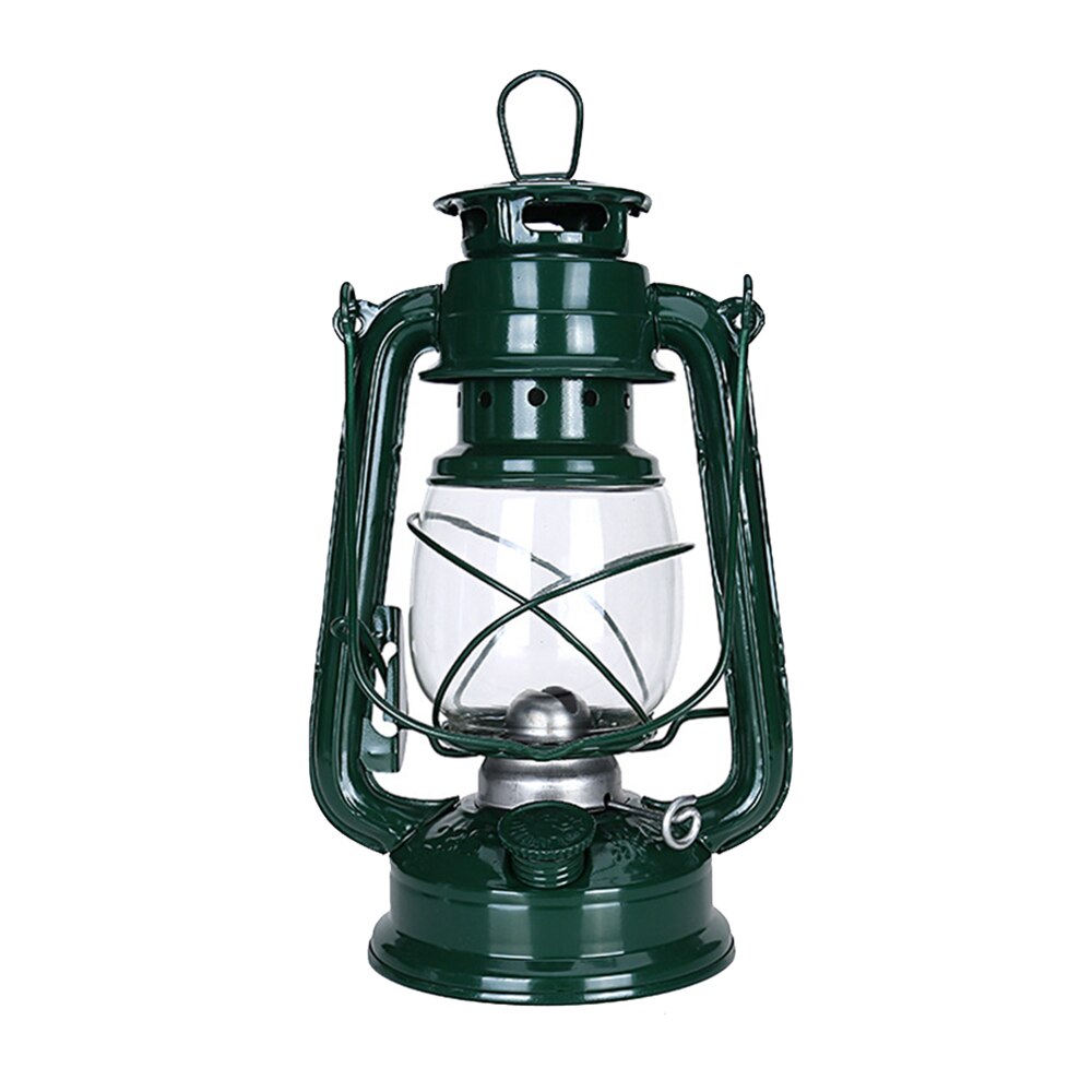 Lámpara de queroseno clásica Retro de 25cm, linternas de queroseno de LED regulable de 6 colores, luces portátiles de mecha, lámpara de aceite de Adorno: 02