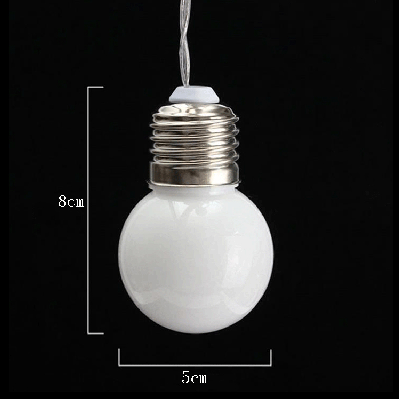 LED-Weihnachtsfee Große Glühbirne Kugelgirlande Feiertags-Lichterkette 3/6M Batteriebetriebene Dekoration für Garten / Hochzeit / Valentinstag / Weihnachten / Partydekor Neujahr 2024 Lichterkette