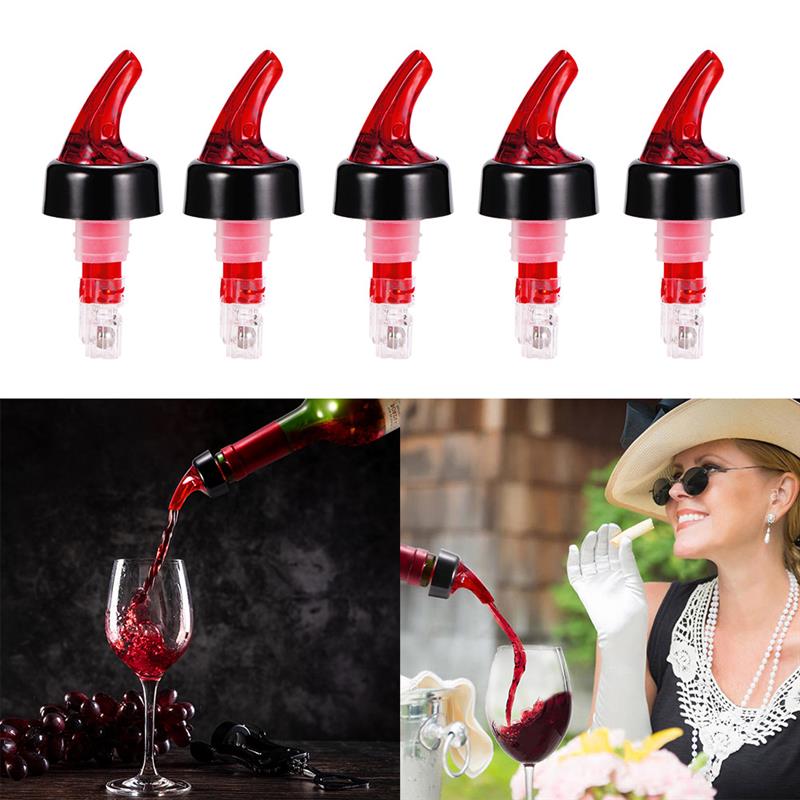 Wine Pouring Quantitative Device 6Pcs Measuring Volume Tool Drinks Wine Cocktail Pourer Dispenser Alcohol Liquor Pouring Device