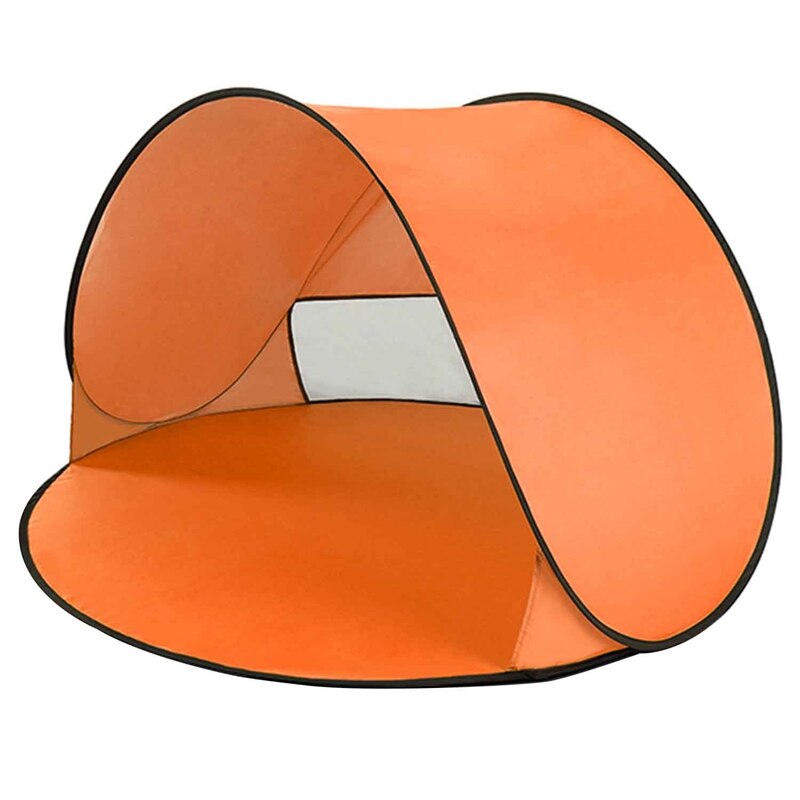 Orange Outdoor Camping Tents Instant Up Tent Baby Beach Tent Cabana Portable Anti Uv Sun Shelter For Camping Fishing Hiking