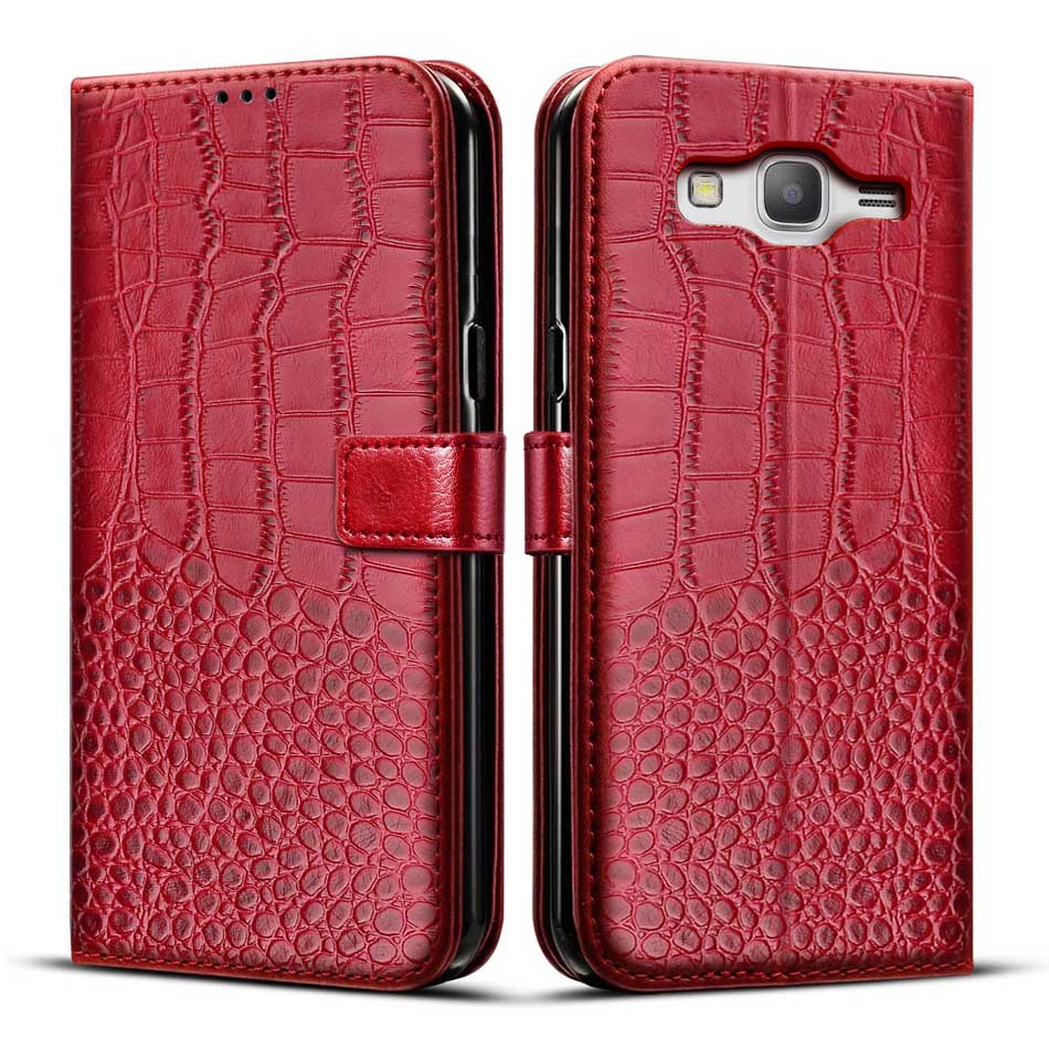 Flip leather Phone Case For Samsung Galaxy J7 Neo J7 Nxt Case Cover For Samsung J7 Core J7 Nxt Neo J701 J701F SM-J701 Case: For Samsung J7 Neo / Red