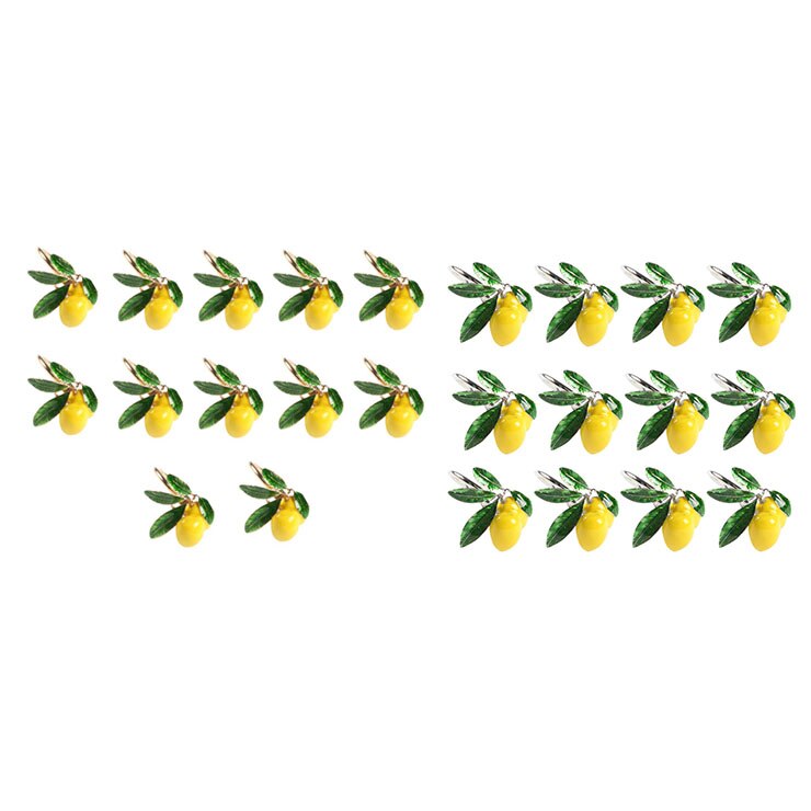 12 st hotellbord dekoration citron servettspänne frukt servettring pappershandduksring