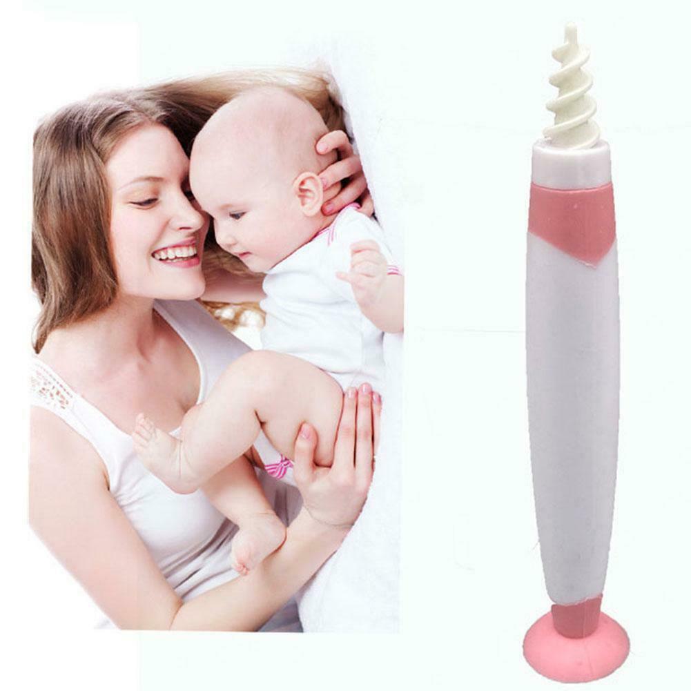 Q-Grips+16pcs Earpick Wax Remover Ear Cleaning Sticks Ear Cleaner Ear Wizard Wax Removal Spiral Soft Swab Pick Tool Set