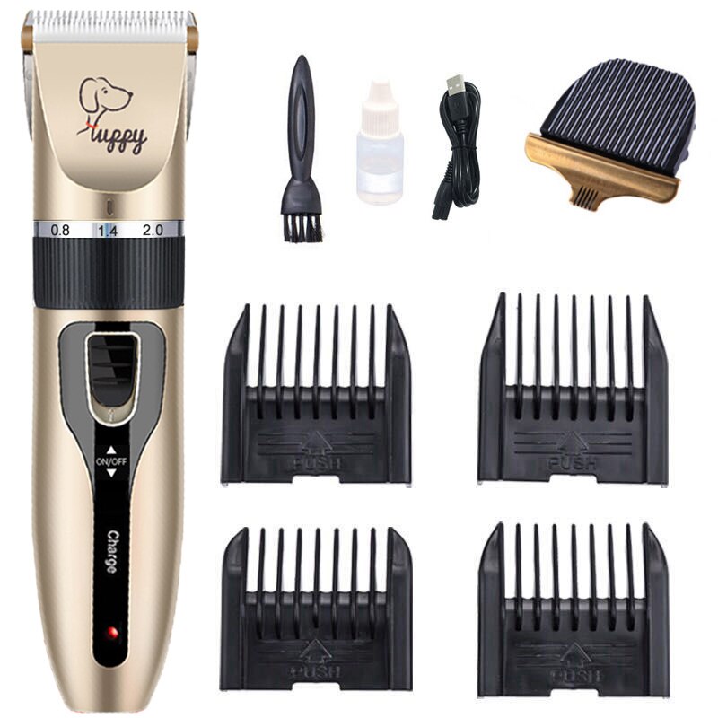 2022 Electric Dog Clippers Pet Cats Hair Clipper Animals Grooming Haircut Cutter Shaver Trimmer Set Rechargeable: WG ONE HEAD