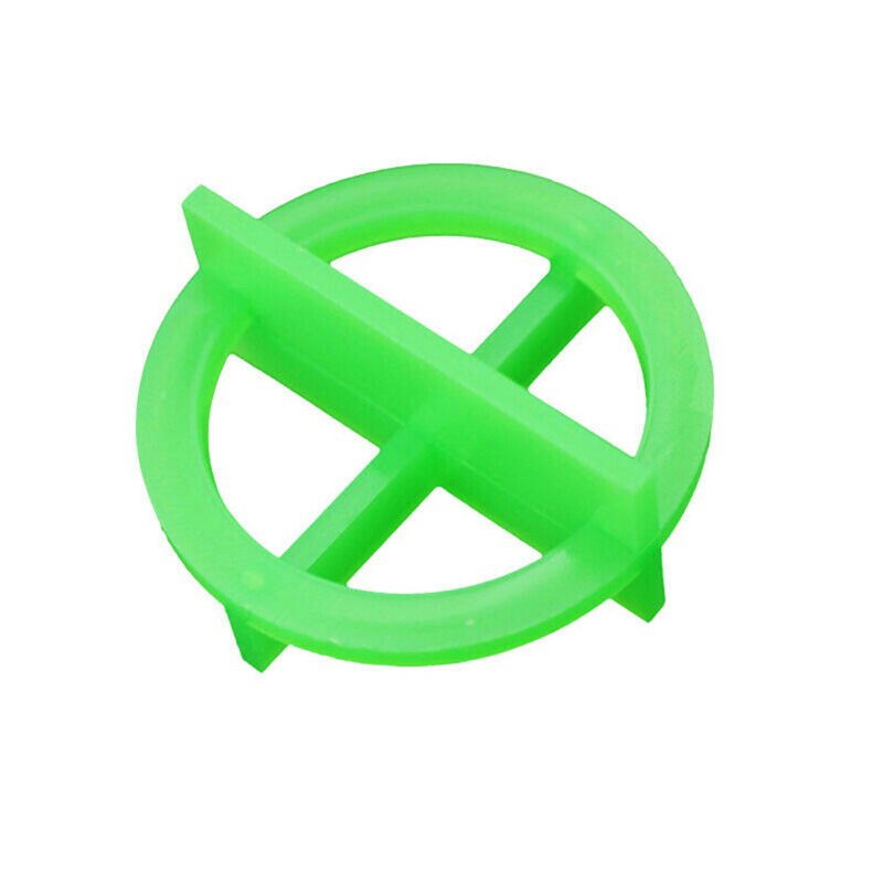 Cross Removable Tile Leveling Plastic Tile Slit Locator Floor Laying Tile Alignment Leveling System Base Cap Spacer 1 Pack: Green 1.5mm