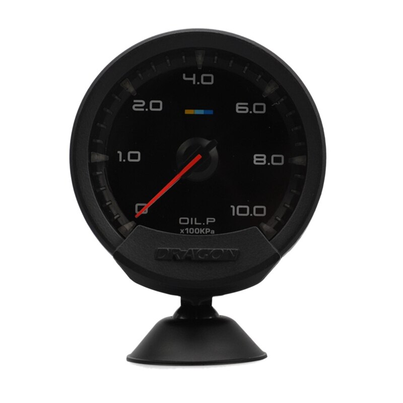 60mm 12V Auto Gauge Oil Pressure Gauge White Light with Sensor for Greddy