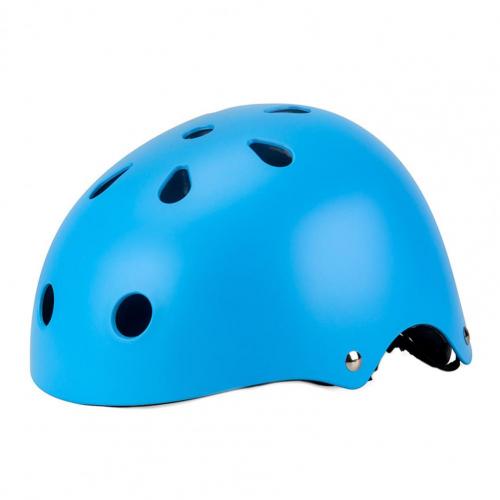 Casque de vélo vtt rond pour enfants/adultes, accessoire de Sport, taille de tête réglable, pour vélo de route en montagne: Bleu