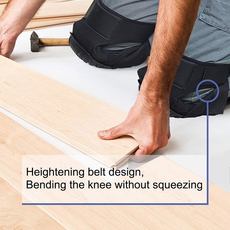 Work Knee Pads with Gel Padding Adjustable Straps Protect Good Shock And Cushioning Knee Pads for Gardening Construction Worker