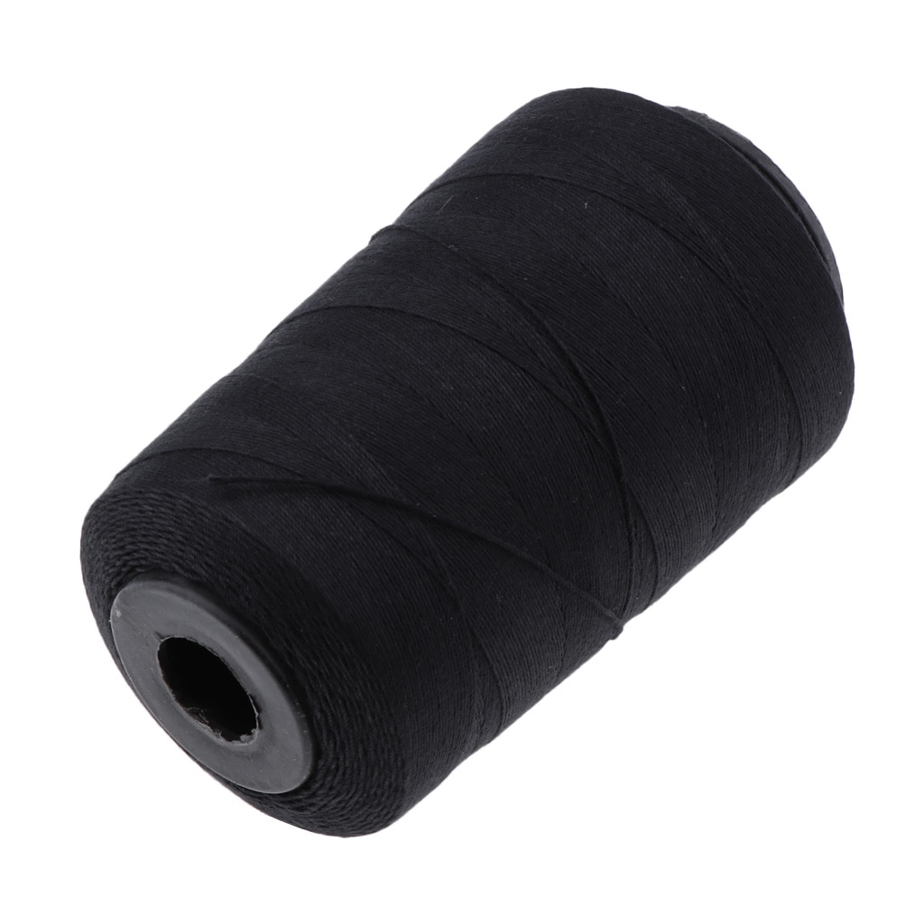 2Pcs Black Weaving Thread Spool 902 Yards for Wig Making Sewing Thread Hair Weft Weaves Extensions Braids - 825m
