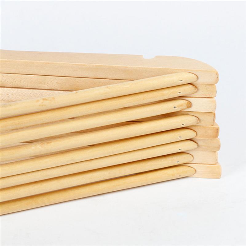 10 pezzi appendiabiti in legno massello appendini antiscivolo appendiabiti camicie appendiabiti stendino per appendiabiti in legno antiscivolo