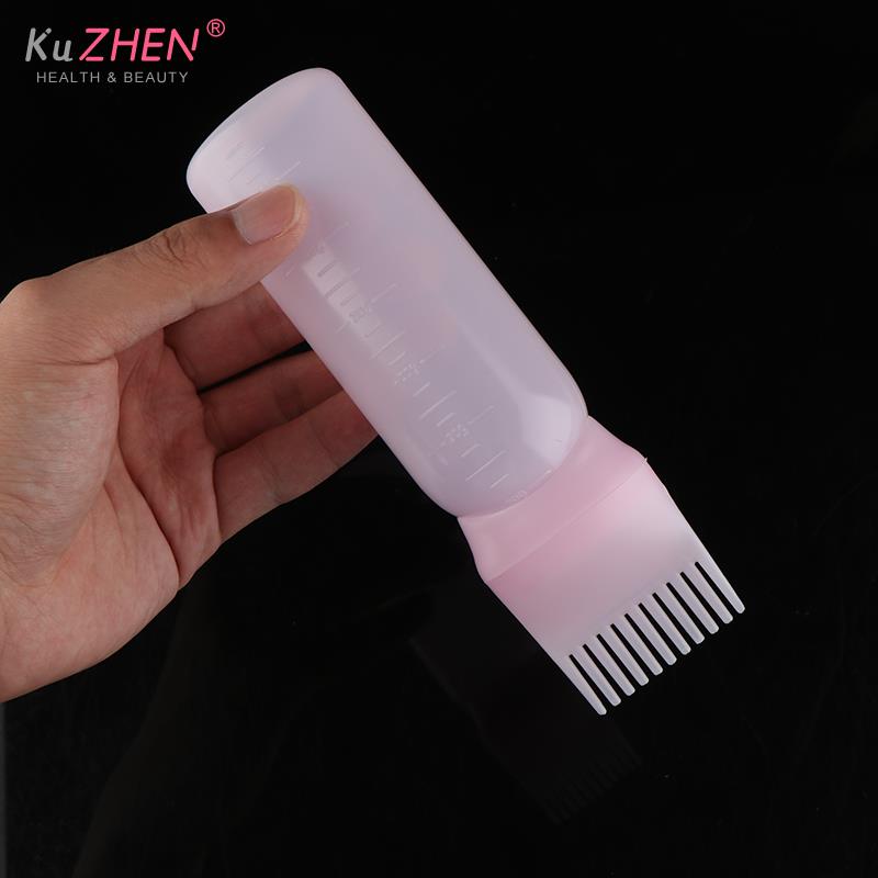 Hair Dye Applicator Brush Bottles Dyeing Shampoo Bottle Oil Comb Hair Dye Bottle Applicator Tools Styling Tool