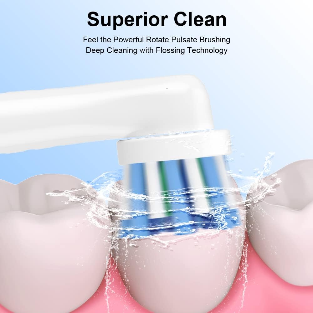 Universelle Bürstenkopf-Nachfüllung für Oral B elektrische Zahnbürste, empfindliche Präzision, saubere Zahnseide, Kreuzfunktion, Bürstendüsen für Oralb