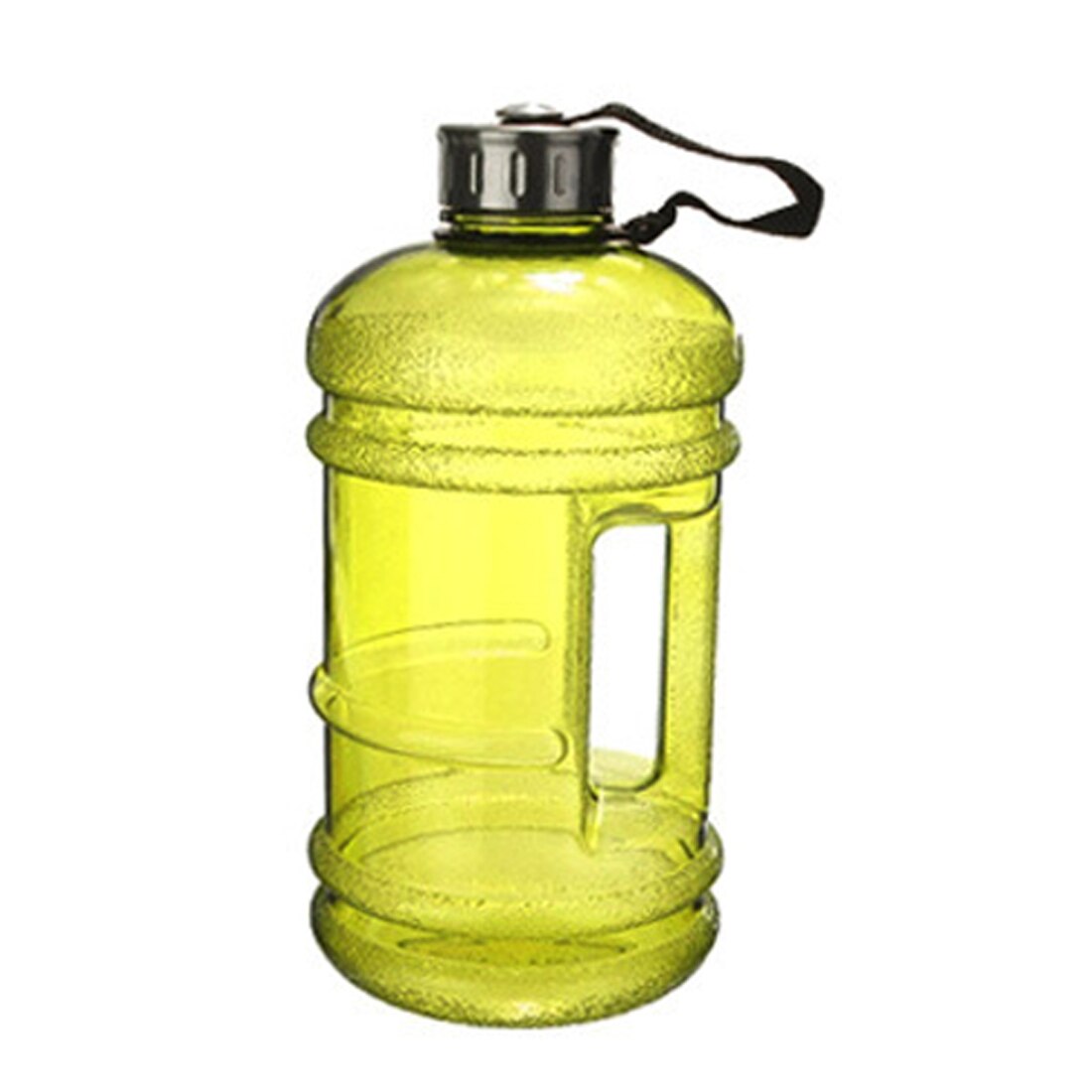 draussen Große Kapazität 2,2 L Wasser Flasche Sport Fitnessstudio Raum Halbe Gallonen Fitness Ausbildung Camping Lauf trainieren Wasser Flasche: Gelb