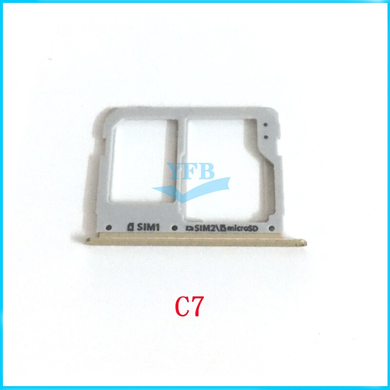 For samsung galaxy  c5 c 5000 c 7 c7000 sim-kortleser sim-brett holder holderstatning reparasjon reservedeler
