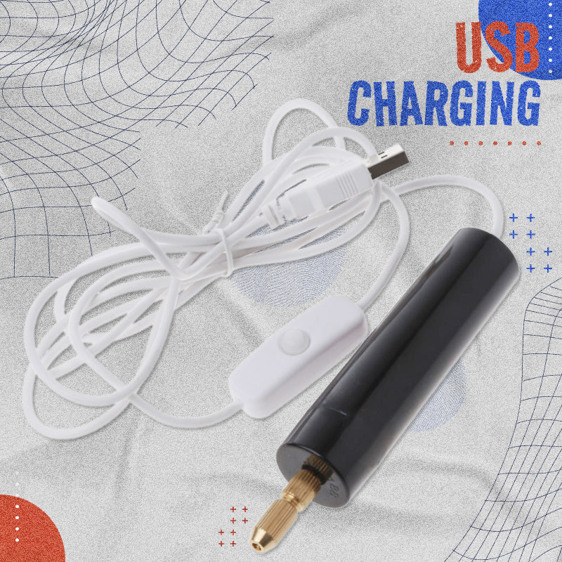 DIY Drilling Electric Tool Mini Electric Drill Set Epoxy Resin Jewelry Making Wood Craft Tool USB Drill Engraving Pen RotaryTool
