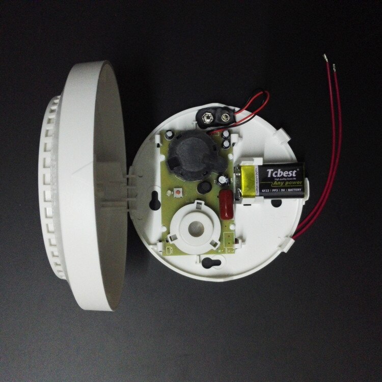 220V Smoke Alarm Fire Detector Smoke Detector Sensor AC Smoke Detector