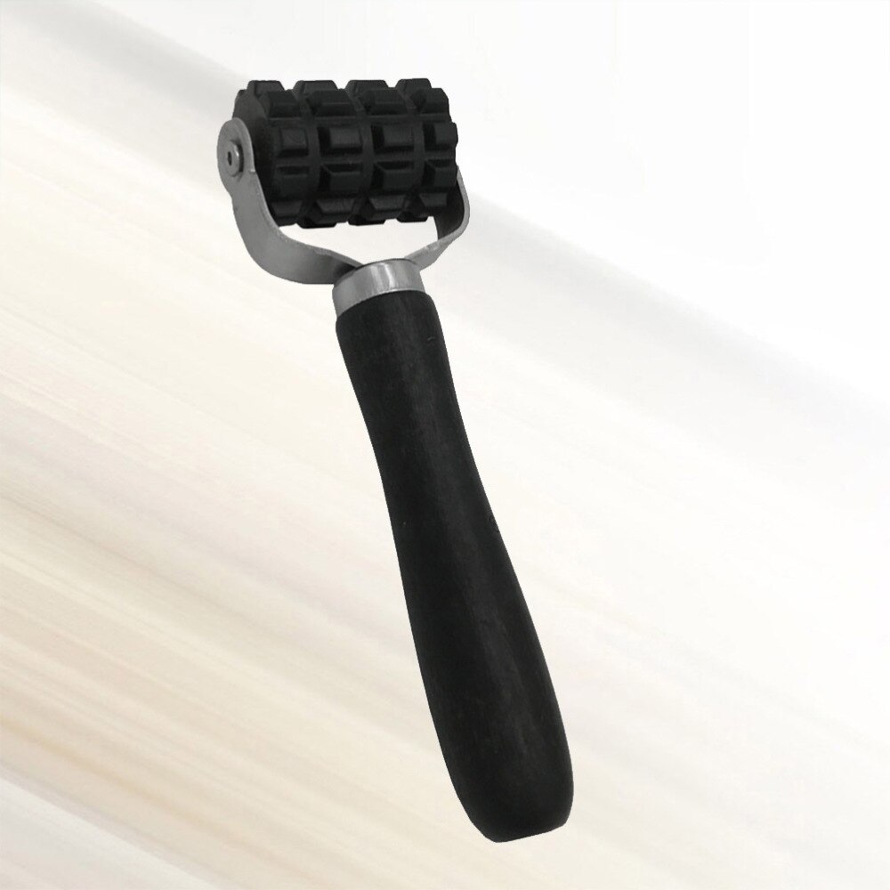Car Sound Deadener Application Rolling Wheel Rubber Roller Noise Insulation Deadening Reducing Tool (Black)