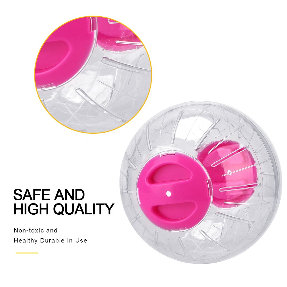 Outdoor Sport Ball Plastic Pet Rodent Mice Jogging Ball Hamster Gerbil Rat Exercise Portable Hamster Running Balls