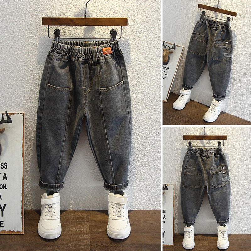 Jongens Girlspants Lente En Herfst Jongens Kids Jeans Losse Broek Kinderen Mode Kleding Baby Boy Broek Kleding
