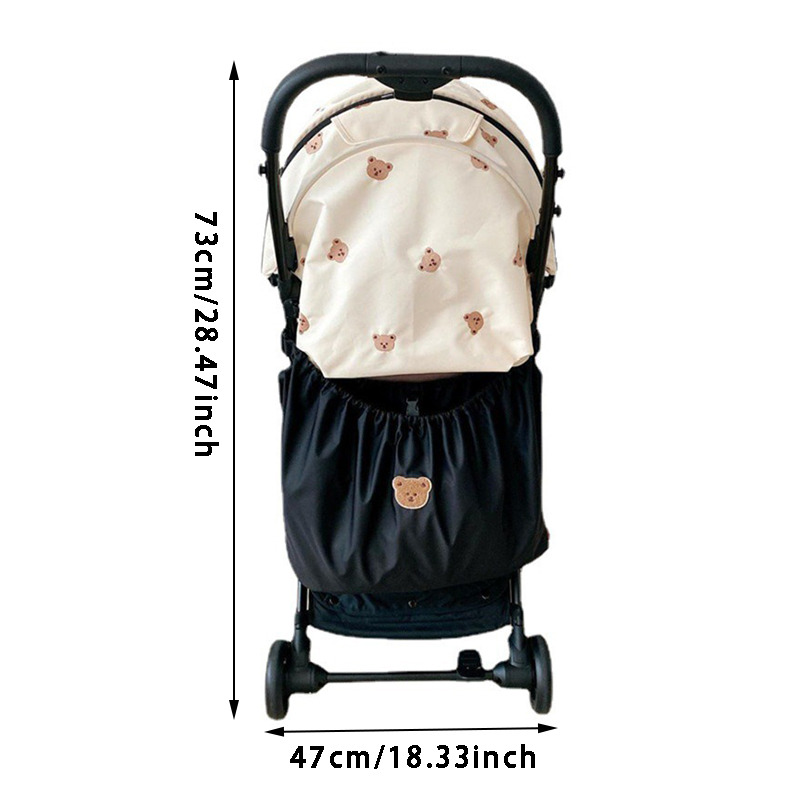Tragbare Mutter Tasche Windel Taschen Wasserdichte Kinderwagen Lagerung Tasche Organizer Baby Kinderwagen Transport Hängen Tasche Bebes Accessorios