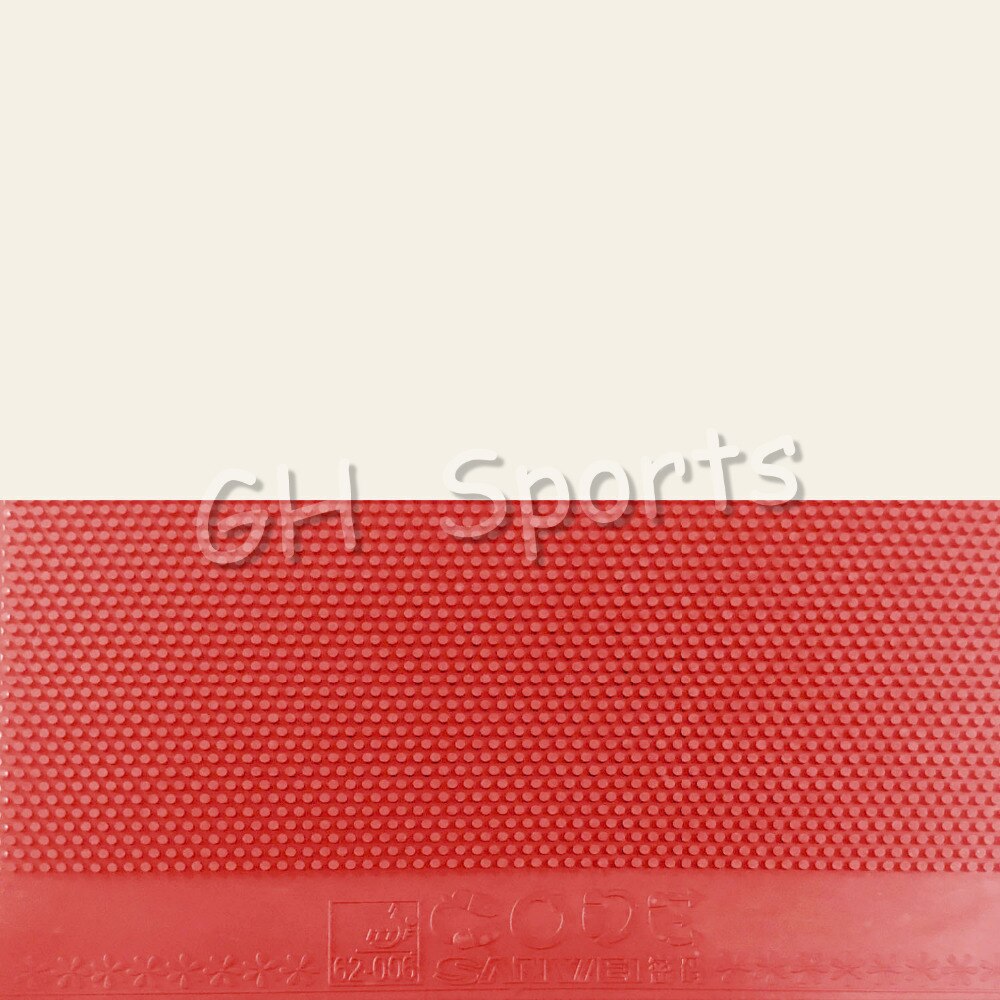 Sanwei CODE Lange Pips-Out Tafeltennis PingPong Rubber Zonder Spons Bovenvel OX