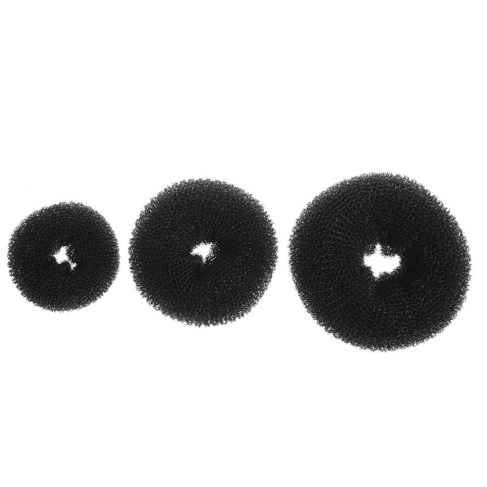Plate Hair Donut Hair Bun Maker Roller DIY Magic Elastic Foam Sponge Hair Styling Tools Princess Hair Accessories Updo