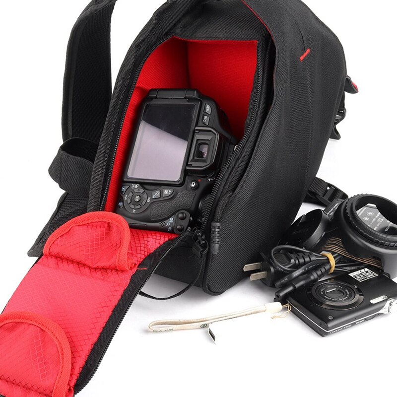 Mochila impermeable hombro Dslr caja de bolsa de cámara para Canon Eos 1300D 760D 750D 700D 600D 7D 80D 6D 5Dii 5Ds 5Dr 60D 1200D