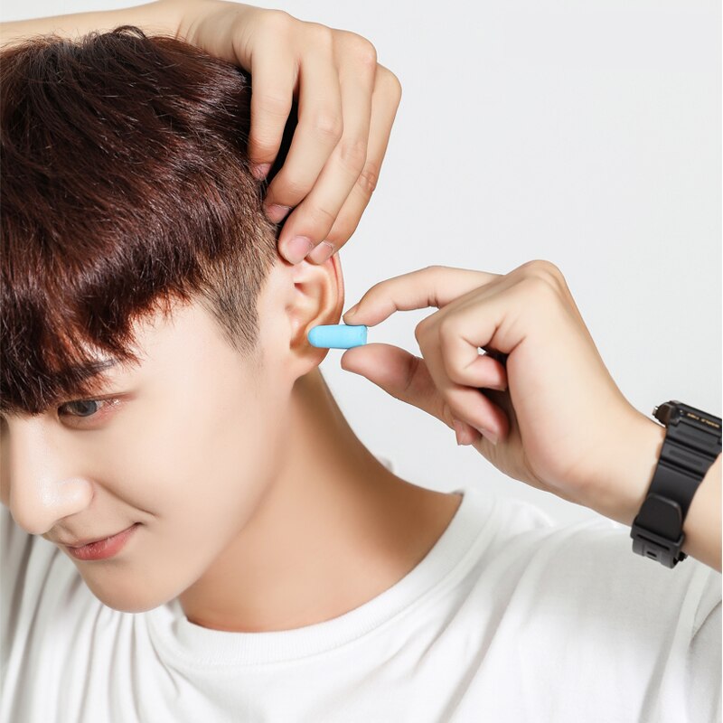 Earplugs Noise Reduction Sleep Foam Plug Canceling Music Anti Reusable For Snoring Earplug Sound Insulation Sleeping Ear Plugs