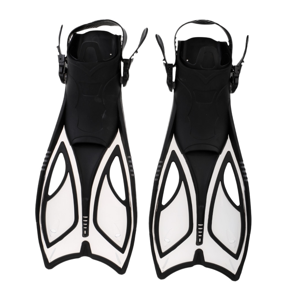 Scuba snorkel udstyr svømmefinner svømmefødder justerbart undervands sports dykkerudstyr  us 3-13